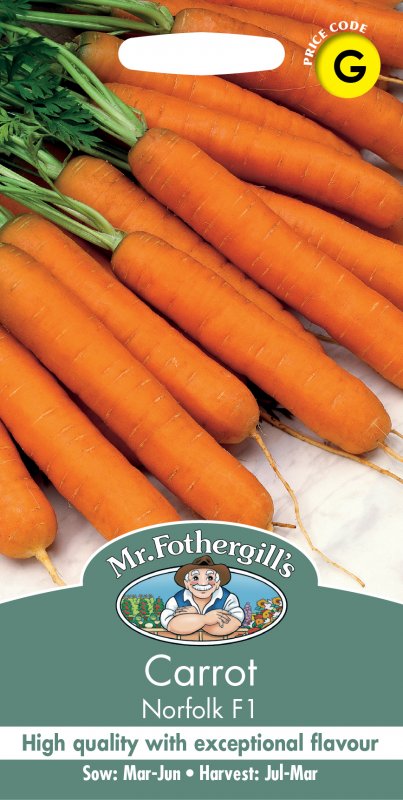 Mr Fothergill's Fothergills Carrot Norfolk F1