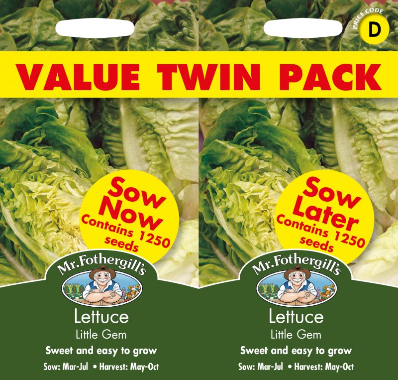 Mr Fothergill's Fothergills Lettuce Little Gem Bumper Pack