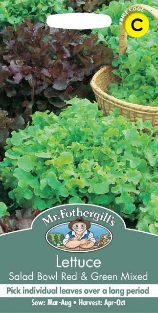 Mr Fothergill's Fothergills Lettuce Salad Bowl Red & Green Mix