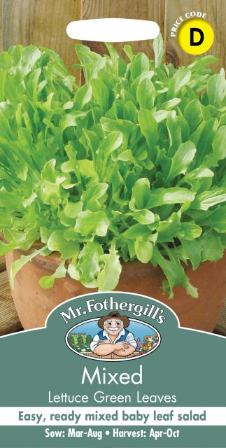 Mr Fothergill's Fothergills Lettuce Green Leaves Mixed