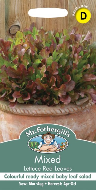 Mr Fothergill's Fothergills Lettuce Mixed Leaves Red