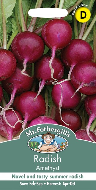 Mr Fothergill's Fothergills Radish Amethyst