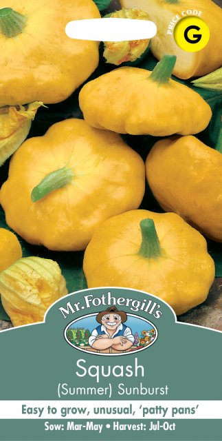 Mr Fothergill's Fothergills Squash(summer) Sunburst F1