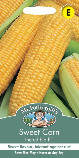 Mr Fothergill's Fothergills Sweet Corn Incredible F1
