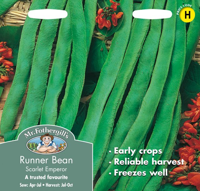 Mr Fothergill's Fothergills Runner Bean Scarlet Emperor