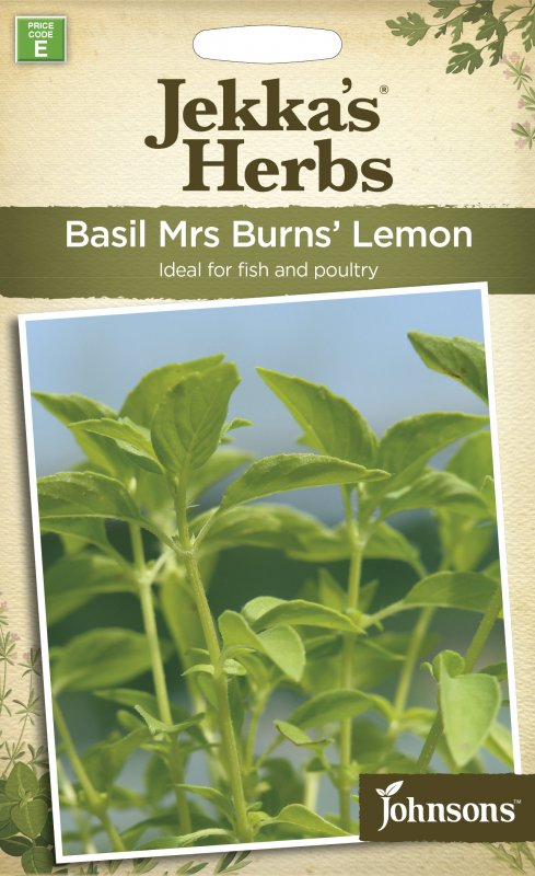 Mr Fothergill's Jekka's Herbs Basil Mrs Burns Lemon