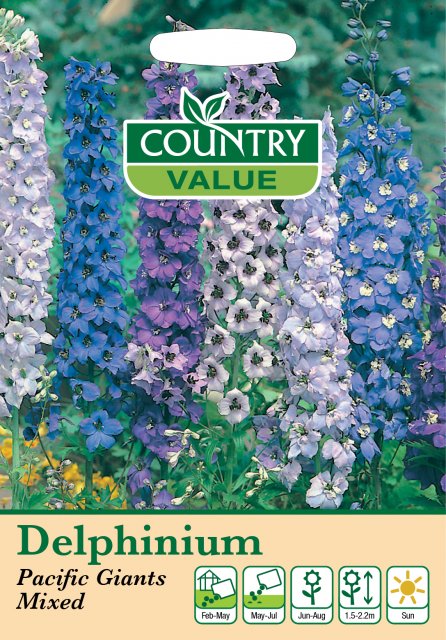 Mr Fothergill's Delphinium Pacific Giants Cv Seeds