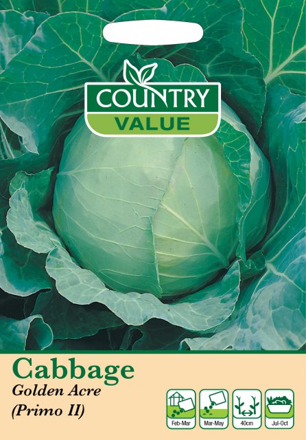 Mr Fothergill's Cabbage Golden Acre Primo2 C V Seeds