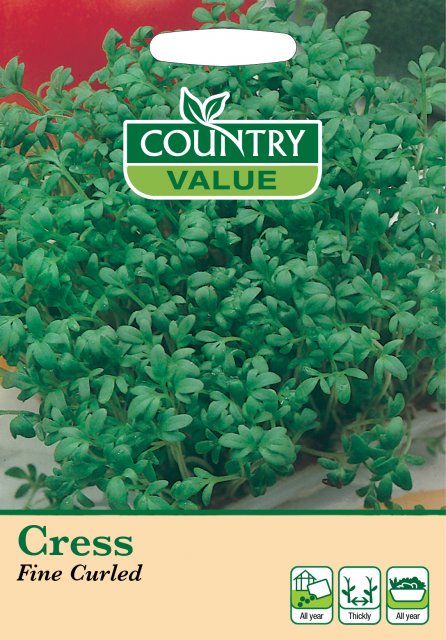 Mr Fothergill's Cress Fine Curled C V Seeds