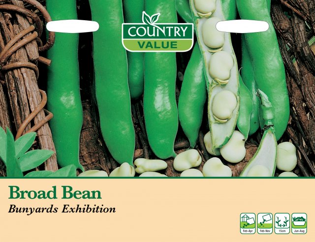 Mr Fothergill's Broad Bean Bunyards Exhib C V Seeds