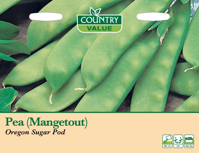 Mr Fothergill's Pea Mangetout Oregon S Pod C V Seeds