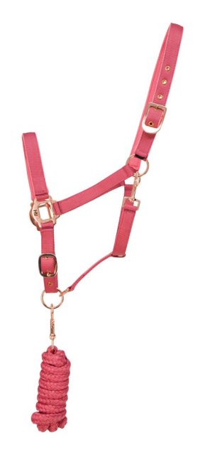 Hyland Hy Rose Gold Headcollar And Lead Rope
