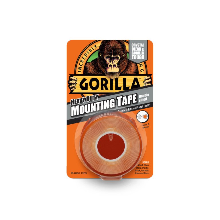 Gorilla Gorilla Mounting Tape - 1.5m Clear