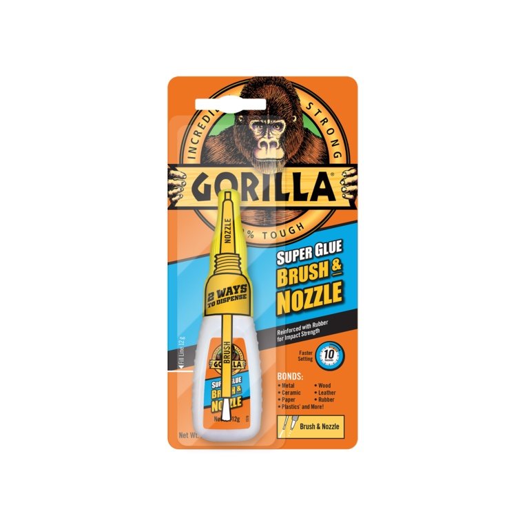 Gorilla Gorilla Super Glue Brush & Nozzle - 12g
