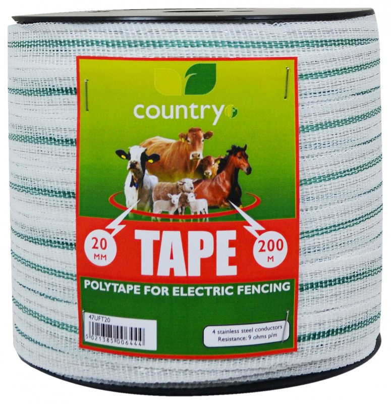 Country UF Country Poly Tape 20mm 200m