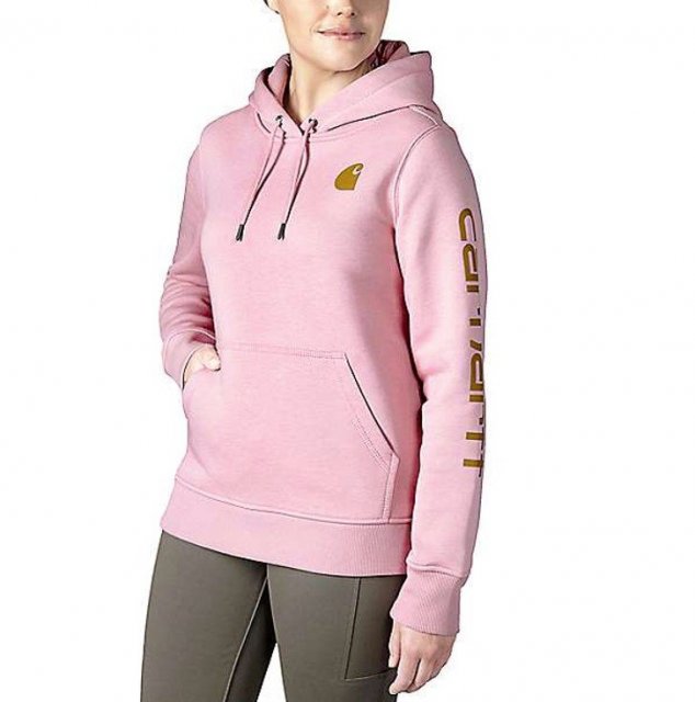 Carhartt Carhartt Ladies' Logo Sleeve Graphic Hoodie