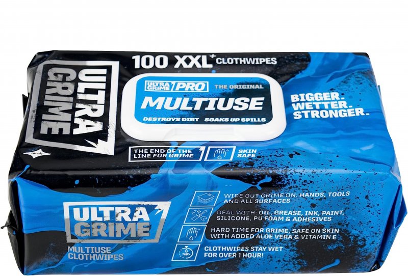 UltraGrime Ultragrime Multi-use Cleaning Wipe - 100pk