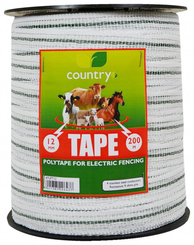 Country UF Country Poly Tape 12mm 200m