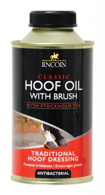 Lincoln Classic Hoof Oil With Brush - 500ml
