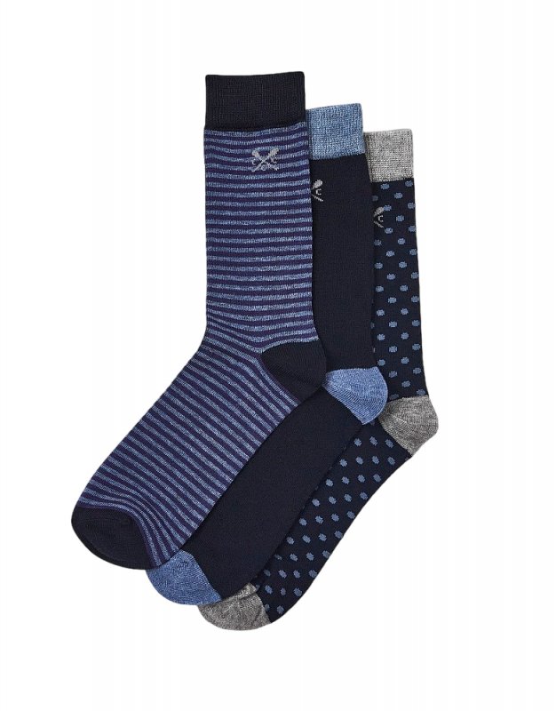 Crew Clothing Crew Clothing Men's Bamboo Socks - 3pk