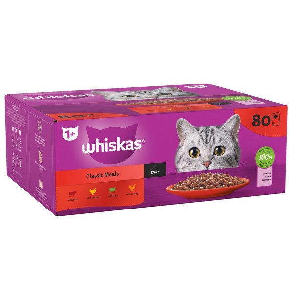 Whiskas Whiskas Pouch Choice in Gravy - 80 x 85g