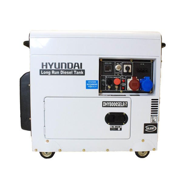 Hyundai Hyundai DHY8000SELR-T 5.8kW 3-phase Silent Long Run Diesel Generator