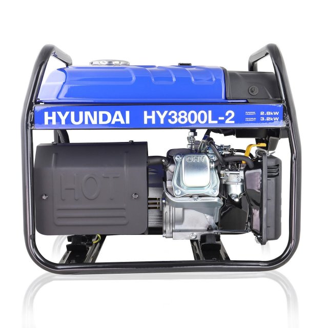 Hyundai Hyundai HY3800L-2 3.2kW / 4.00kVa* Recoil Start Site Petrol Generator