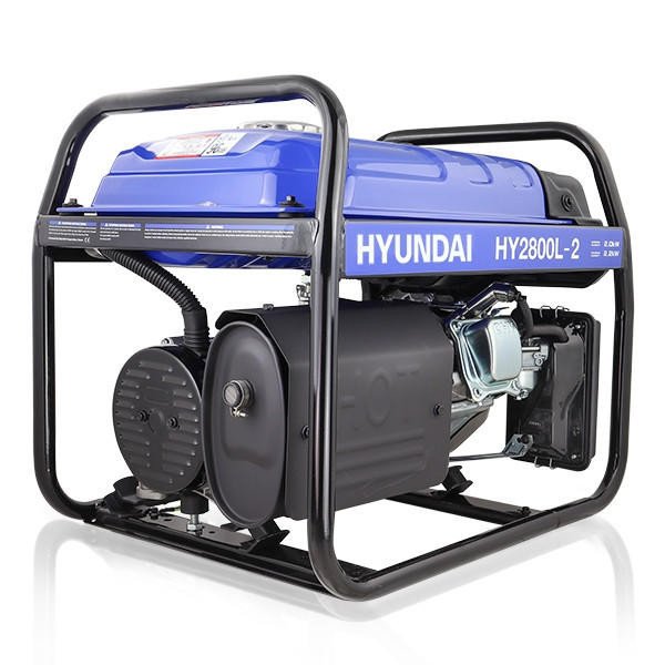 Hyundai Hyundai HY2800L-2 2.2kW / 2.75kVa 3000rpm Petrol Site Generator