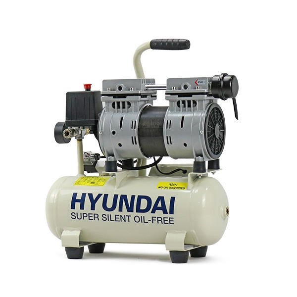 Hyundai Hyundai 8 Litre Air Compressor, 4CFM/118psi, Silenced, Oil Free, Direct Drive 0.75hp | HY5508