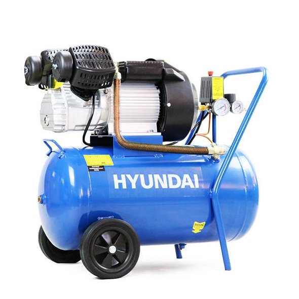 Hyundai Hyundai 50 Litre Air Compressor, 14CFM/116psi, Direct Drive V-Twin, 3HP | HY3050V