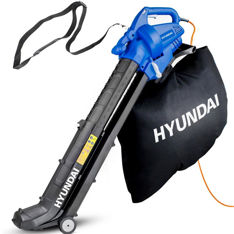 Hyundai Hyundai leaf blower/vacuum, 12m cable 45L bag | HYBV3000E