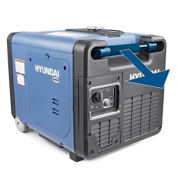 Hyundai Hyundai 230V Petrol Driven 4000W / 4kW 5kVA Portable Generator | HY4500SEI