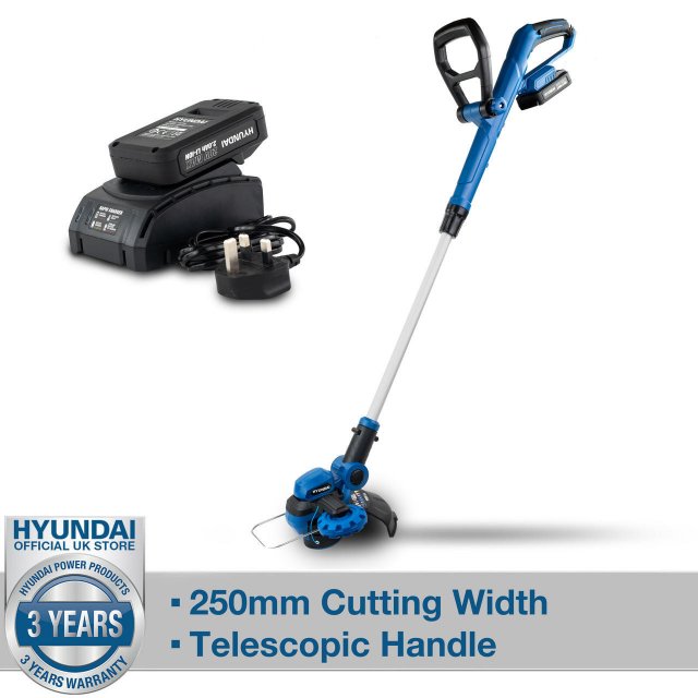 Hyundai Hyundai 20v Li-Ion Cordless Grass Trimmer - Battery-Powered | HY2187