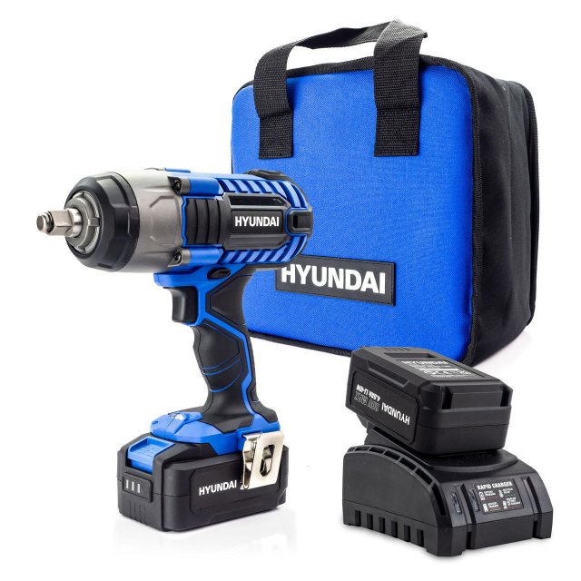 Hyundai Hyundai 20V MAX 350Nm Li-Ion Cordless 4Ah Impact Wrench | HY2178