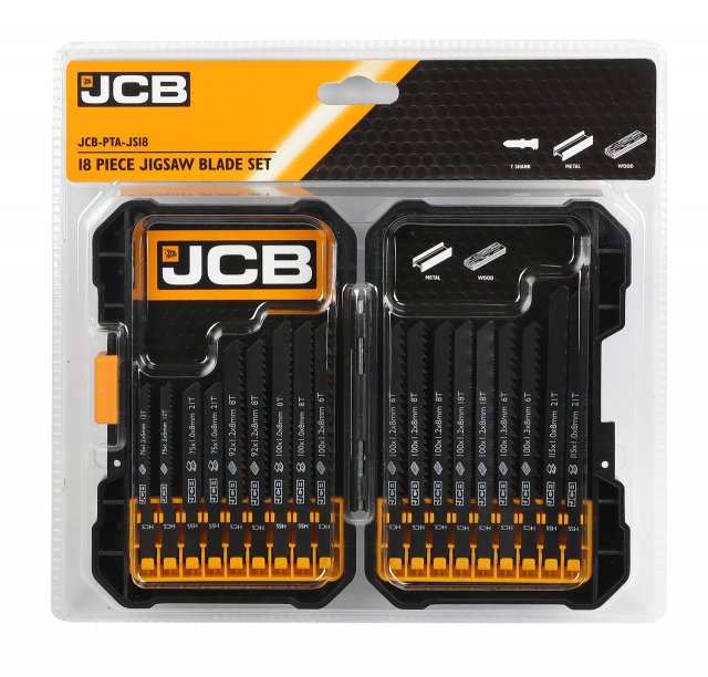 JCB JCB 18 Piece Jigsaw Blade Kit | JCB-PTA-JS18