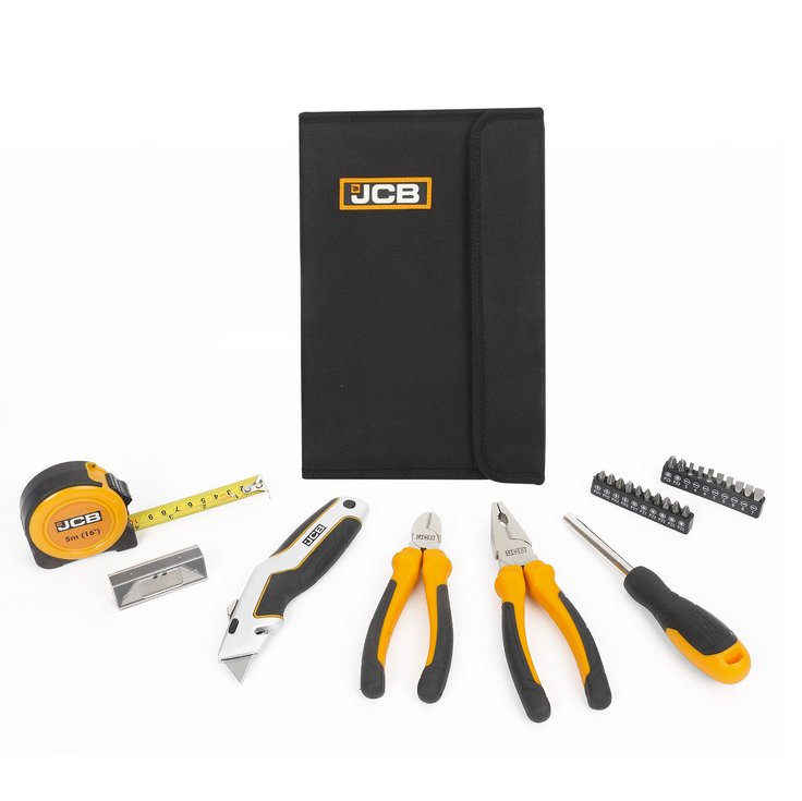 JCB JCB 26 Piece Tool Set in Tool Pouch | JCB-26-SET