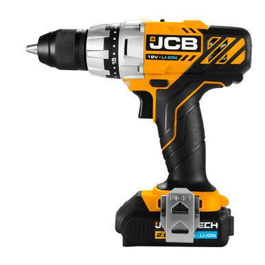 JCB JCB 18V Drill Driver with 4.0Ah Lithium-ion Battery and 2.4A Fast Charger | JCB-18DD-4XB