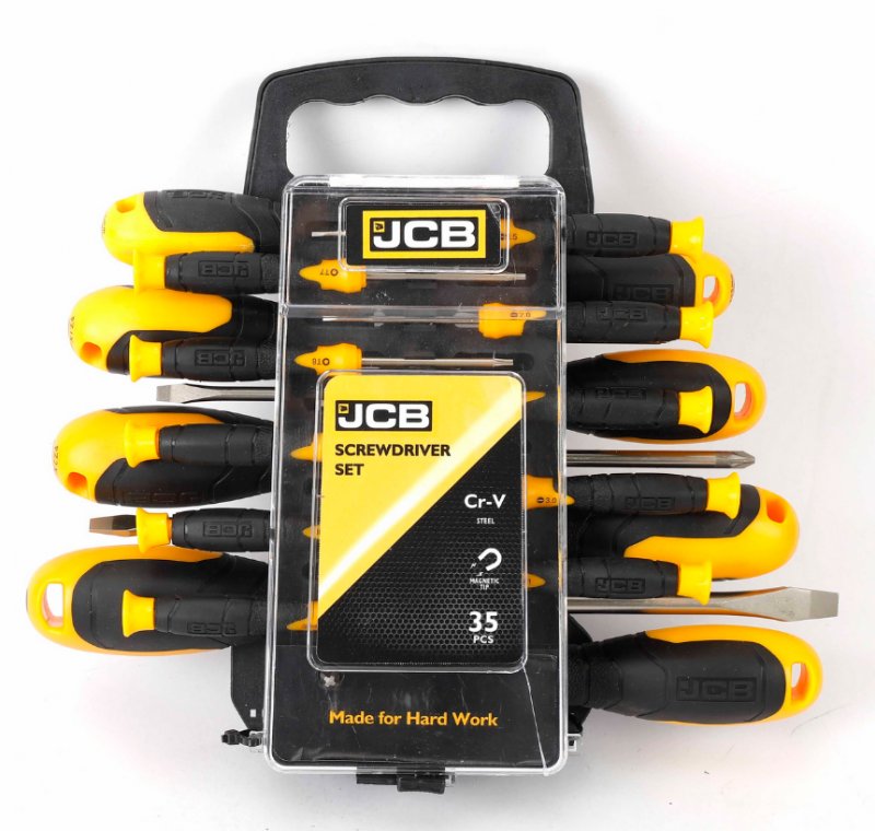 JCB JCB 35 Piece Screwdriver Set | JCB-SWDVR-35PC