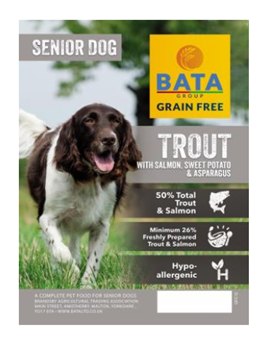 BATA BATA Grain Free Complete Senior Dog Food - 12kg