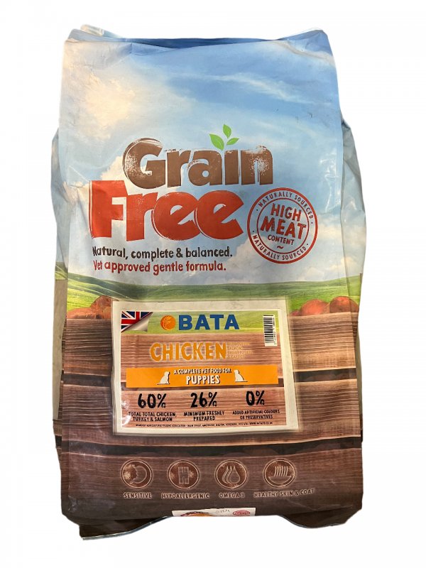 BATA BATA Grain Free Complete Puppy Dog Food - 12kg