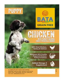 BATA BATA Grain Free Complete Puppy Dog Food - 12kg