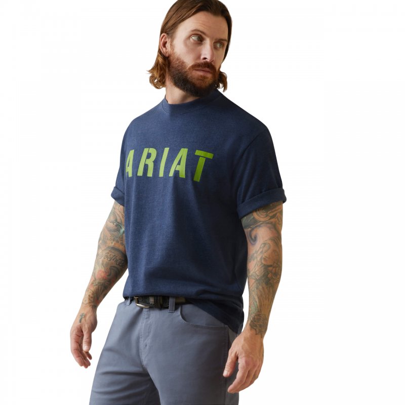 Ariat Ariat Men's Rebar Cotton Strong Block T-Shirt
