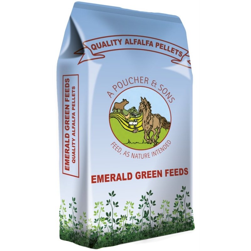 Emerald Green Feeds  Emerald Green Feeds Alfalfa Pellets - 20kg