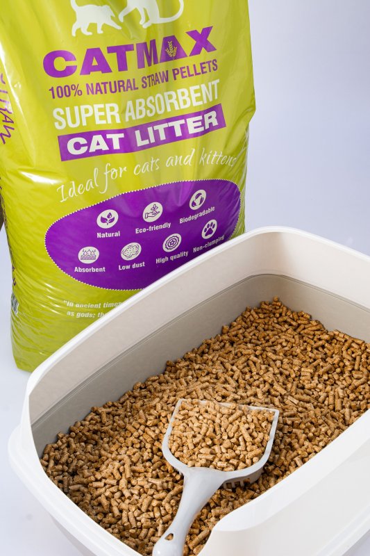 Bedmax Bedmax Catmax Straw Pellet Cat Litter - 15kg