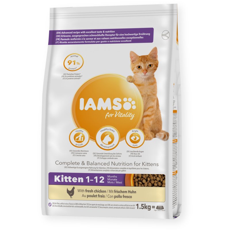 IAMS IAMS Kitten Vitality Chicken - 2kg