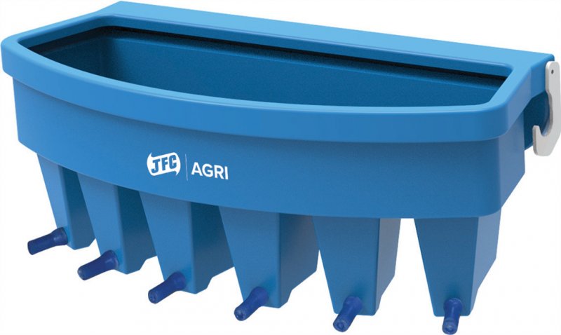 JFC JFC 6 Teat Compartment Feeder with Blue Starter Teat