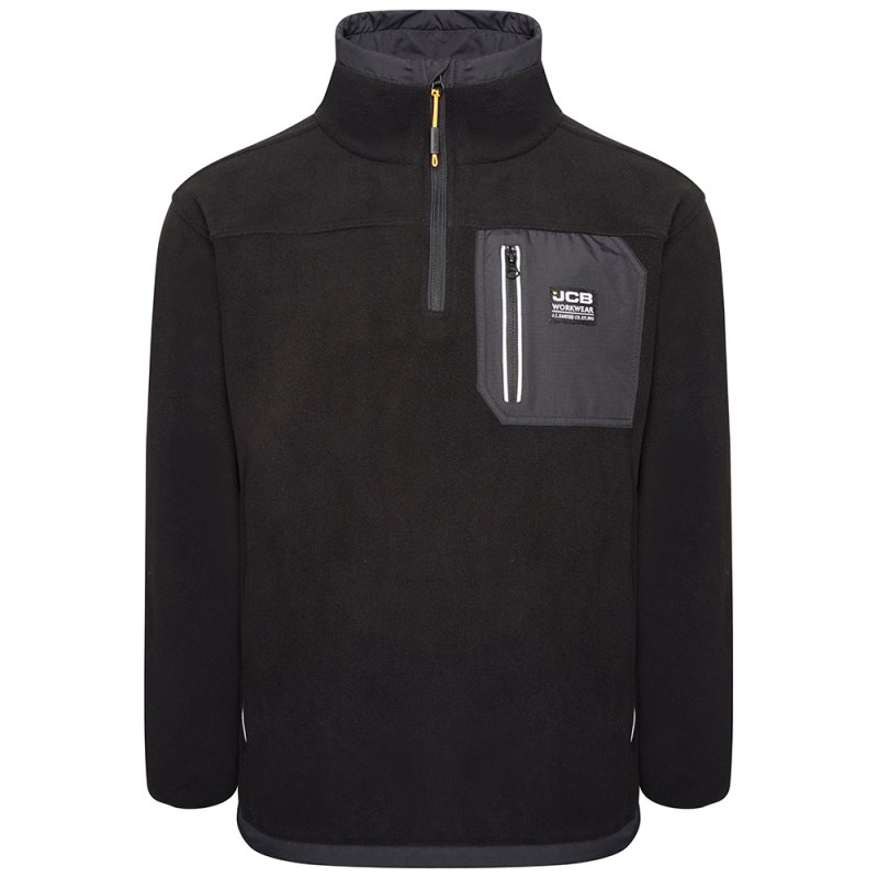 JCB JCB Trade Heavyweight 1/4 Zip Tech Fleece