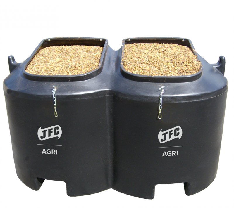 JFC JFC 1 Tonne Meal Bin with Lockable Lids