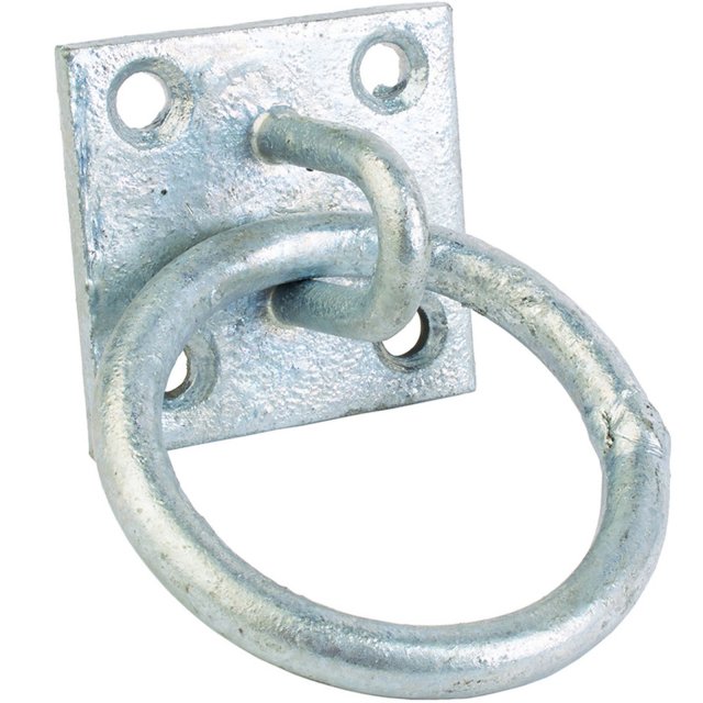 Perry Equestrian Perry's Galv Chain Ring On Plate