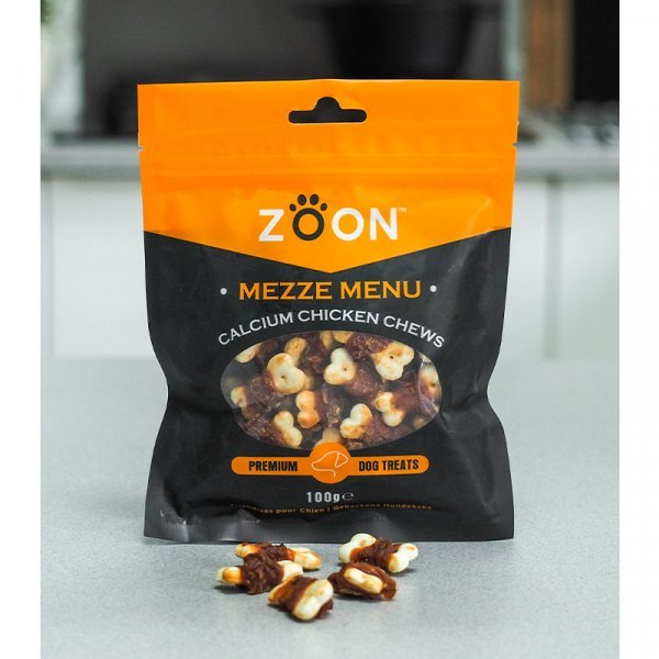 Zoon Zoon Mezze Menu Calcium Chicken Chews - 100g